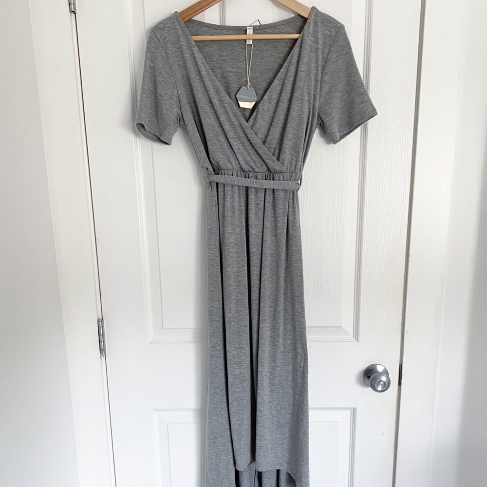 PinkBlush Hi-Low Wrap Dress